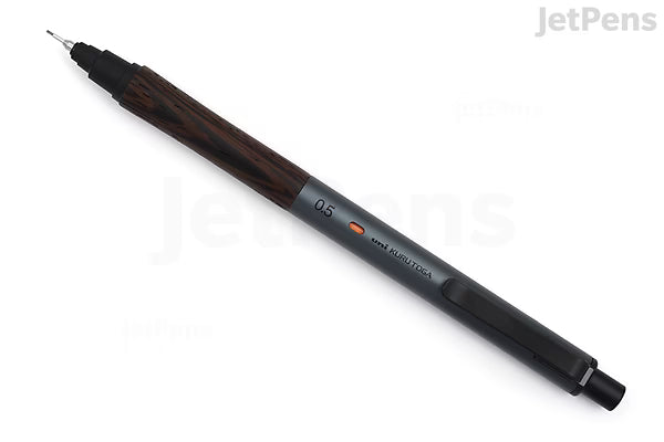 Uni Kuru Toga Wood Mechanical Pencil - 0.5 mm - Steel Gray - Limited Edition